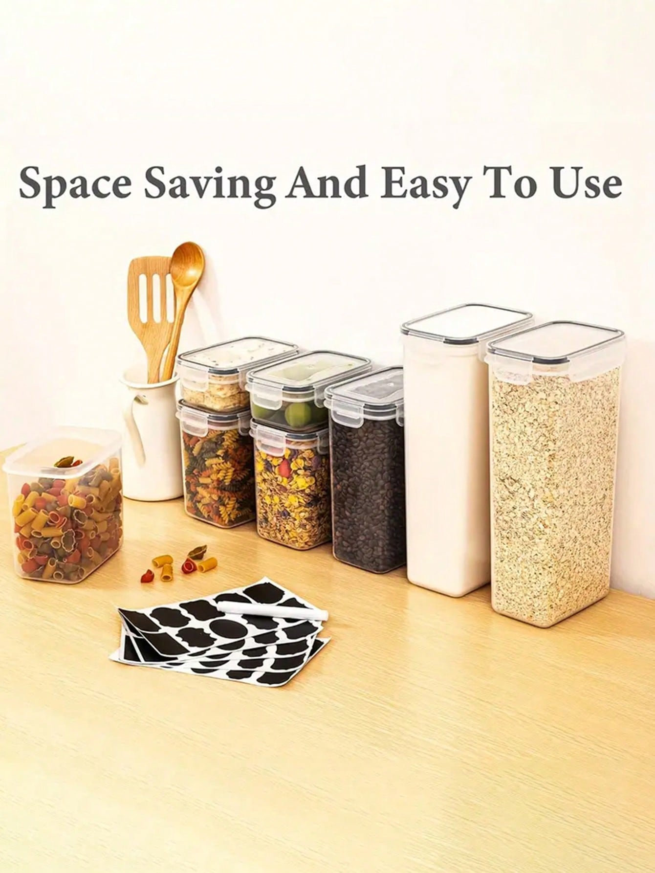 48 قطعة من علب تخزين الطعام ال - مراجعة Food Storage Labels وسعره