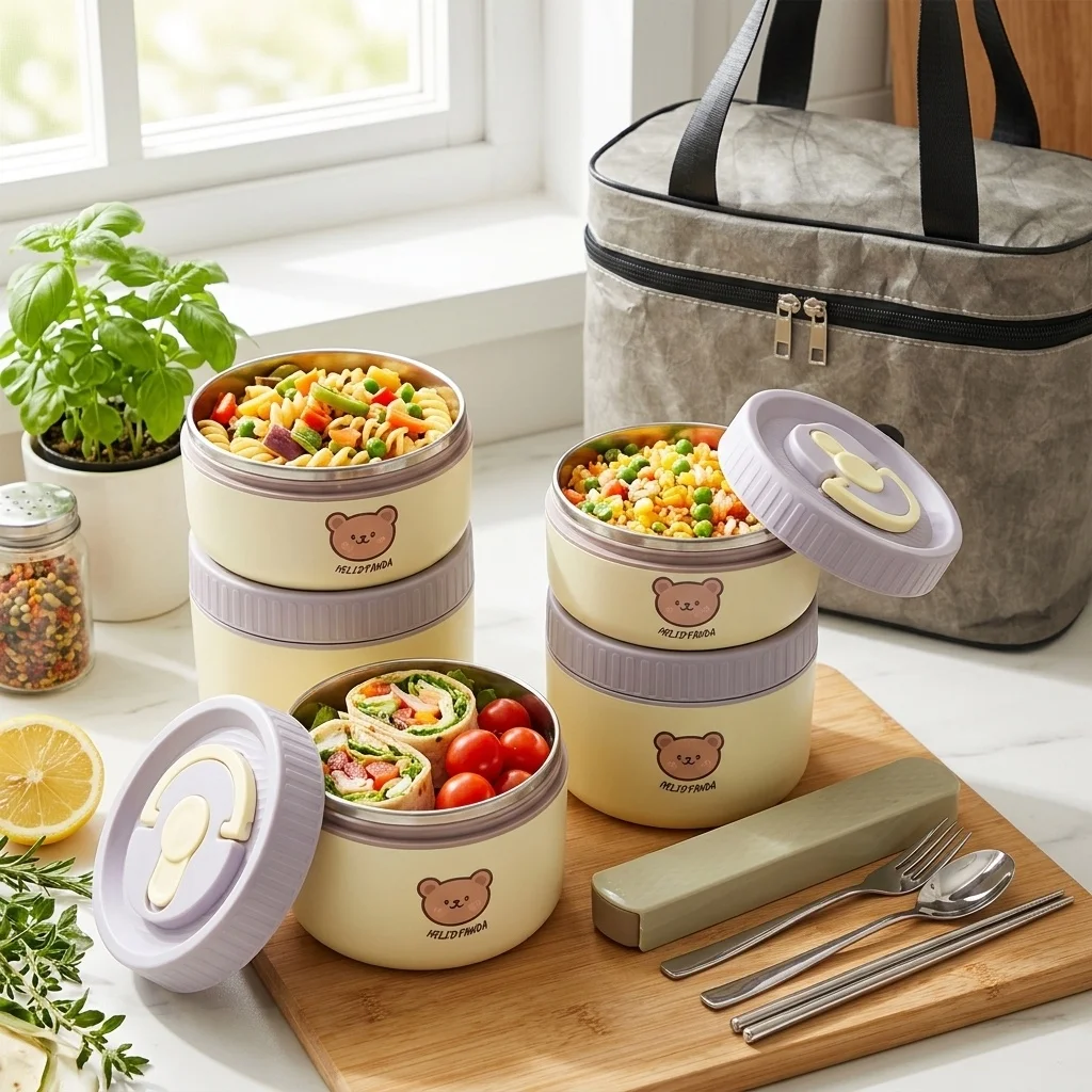 علبة طعام حرارية مصنوعة من الف - مراجعة Food Storage Oven Safe وسعره