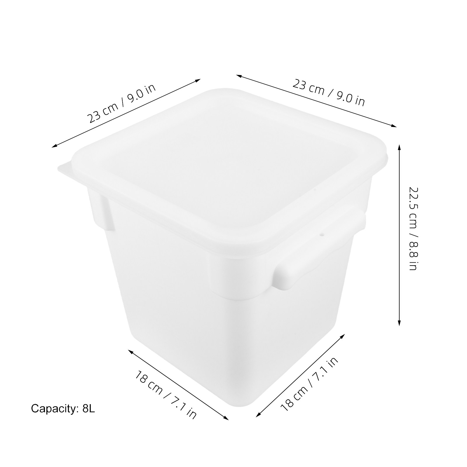 حاوية تخزين طعام تجارية بغطاء  - مراجعة Food Storage Containers وسعره
